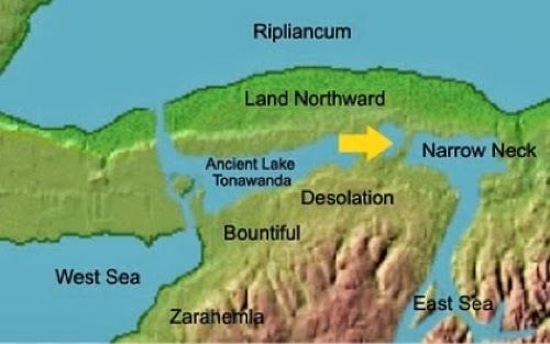 Lake Tonawanda NephiCode Could the Great Lakes be the Narrow Neck of Land Part II