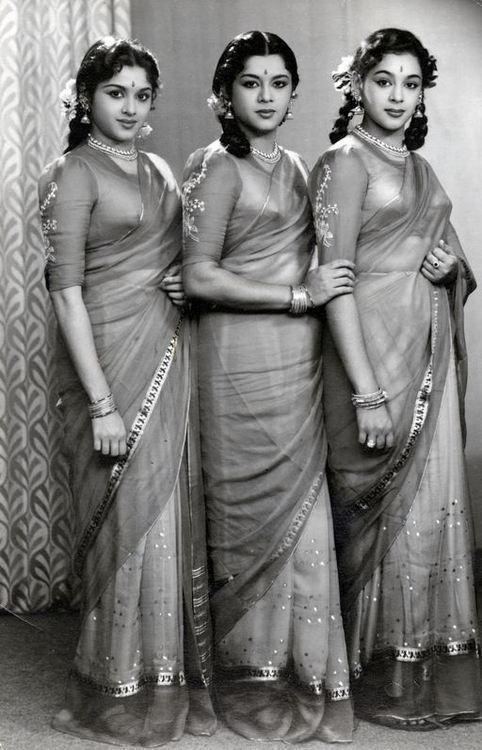 The Travancore Sisters -  Padmini, Lalitha and  Ragini who were actresses, dancers and performers in Tamil, Malayalam,  Telugu, Kannada and Hindi films. : IndiaSpeaks