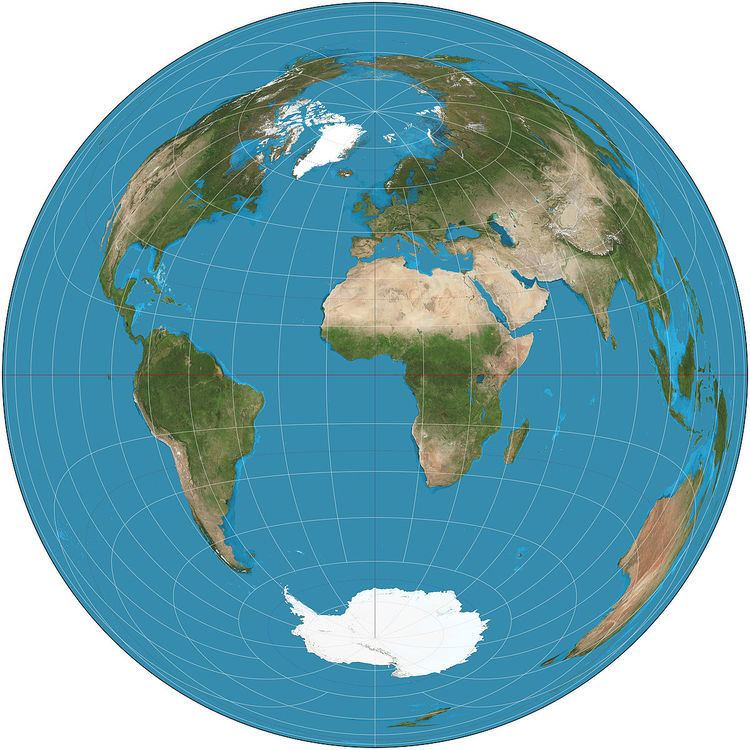 Lambert azimuthal equal-area projection