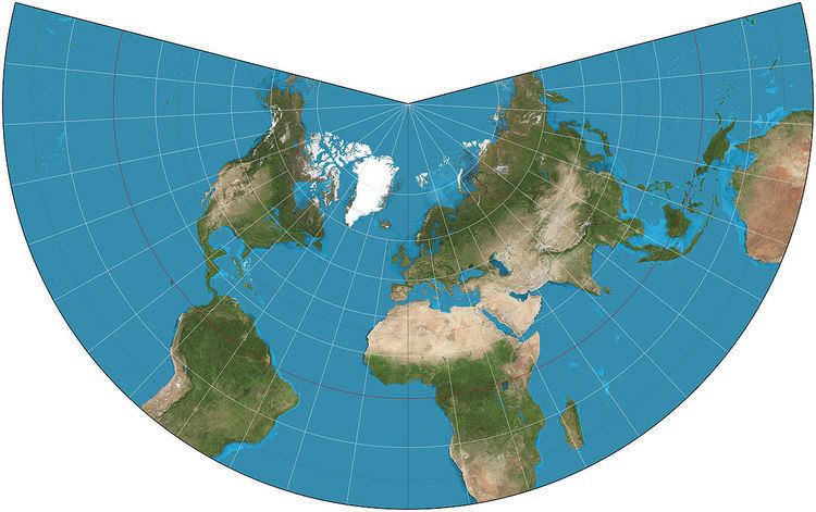 Lambert conformal conic projection