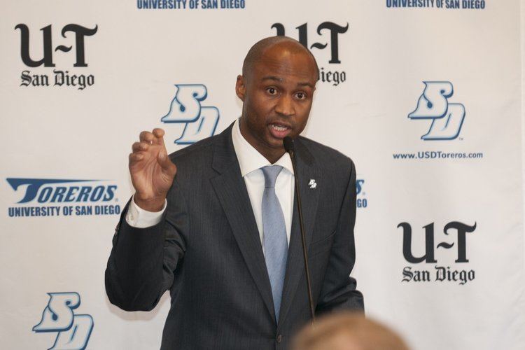 Lamont Smith (basketball) A USD man Lamont Smith is Toreros new mens basketball coach The