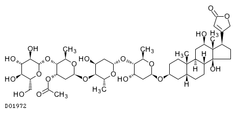 Lanatoside C KEGG DRUG Lanatoside C