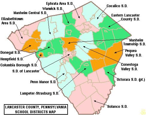 Lancaster County, Pennsylvania schools