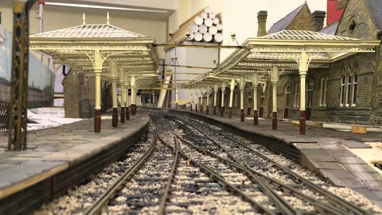 Lancaster Green Ayre railway station Lancaster Green Ayre model railway layout YouTube