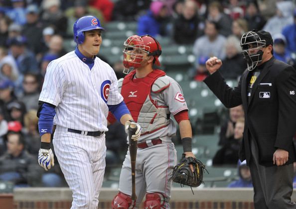 Lance Barrett Lance Barrett Photos Cincinnati Reds v Chicago Cubs Zimbio