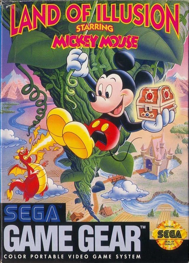 Land of Illusion Starring Mickey Mouse Land of Illusion starring Mickey Mouse Box Shot for GameGear GameFAQs