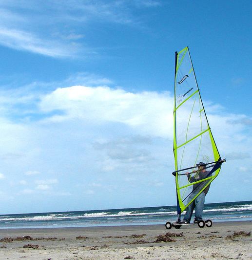 Land windsurfing