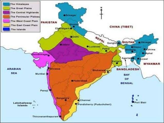 Landforms of India Landforms of india by kvsmsourish