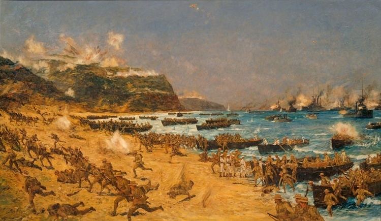 Landing at Anzac Cove Find WW1 Content WW100 New Zealand