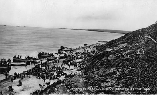 Landing at Anzac Cove The Gallipoli campaign Part III The ANZAC landing on 25th April 1915