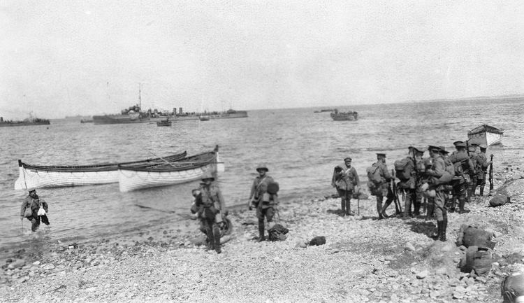 Landing at Anzac Cove 25 April 1915 the Anzac landing National Anzac Centre