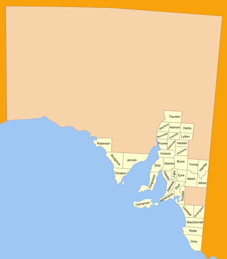 Lands administrative divisions of South Australia