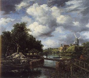Landscape with a Windmill near a Town Moat httpsuploadwikimediaorgwikipediacommonsthu