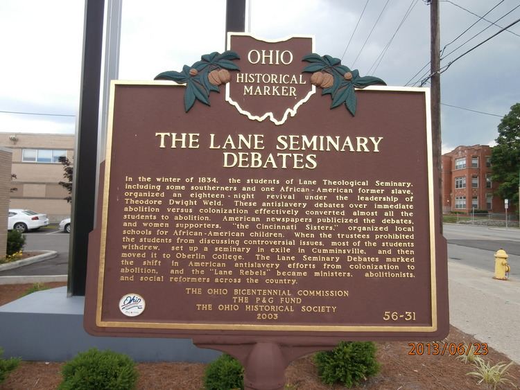 Lane Theological Seminary Lane Theological Seminary The Lane Seminary Debates Flickr