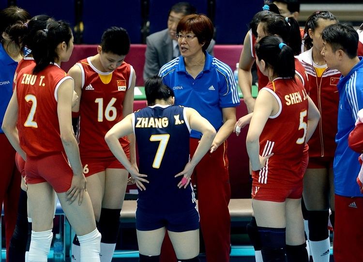 Lang  Ping    CHN  Olympiasiegerin  im Volleyball 1984 