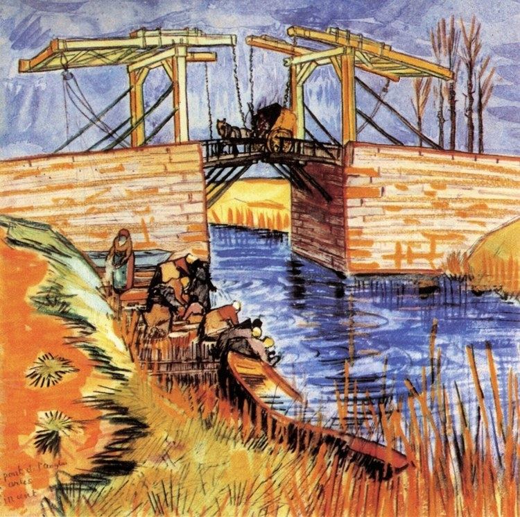 Langlois Bridge at Arles The Langlois Bridge at Arles 1888 Vincent van Gogh WikiArtorg