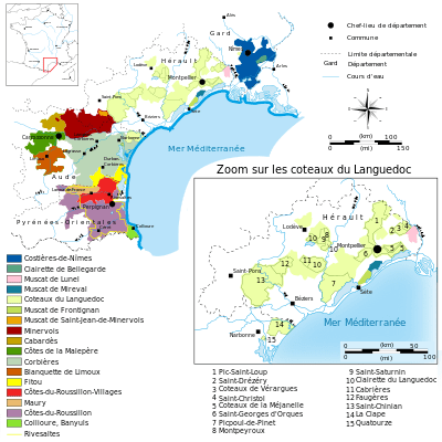 Languedoc-Roussillon wine LanguedocRoussillon wine Wikipedia
