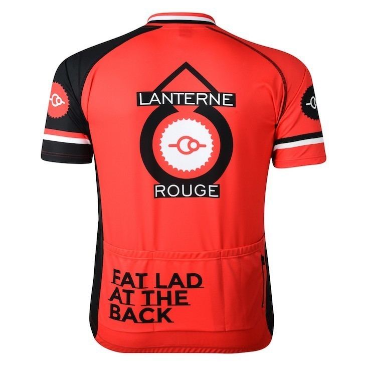 Lanterne rouge Men39s Lanterne Rouge Cycling Jersey Fat Lad At The Back S 3XL