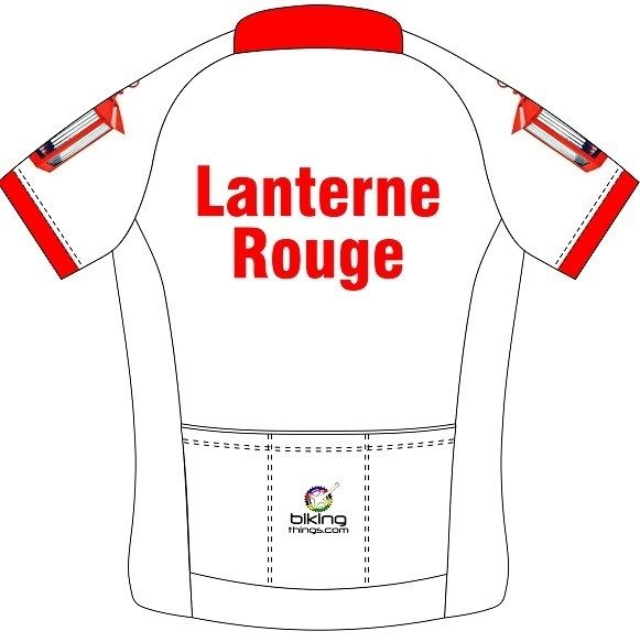 Lanterne rouge Lanterne Rouge Bike Jersey Last Rider Tour de France Shirt last