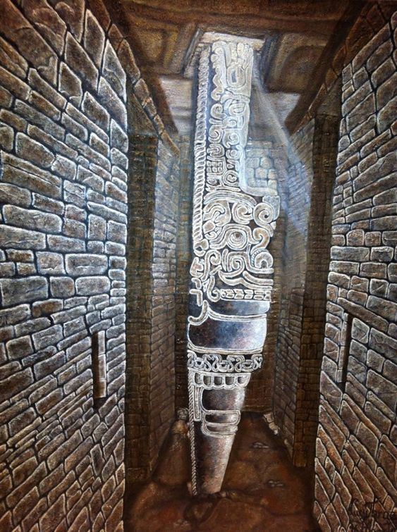 Lanzón Lanzn Monolith Chavn de Huantar Peru Photo