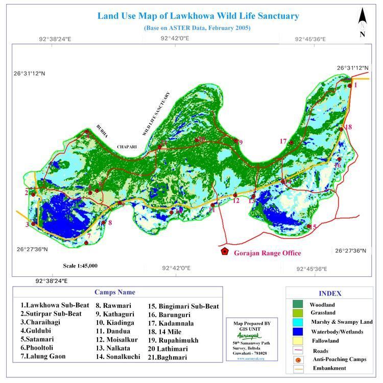 Laokhowa Wildlife Sanctuary Department of Environment amp Forests Government of Assam