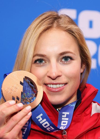 Lara Gut Lara Gut Pictures Medal Ceremony Winter Olympics Day 5