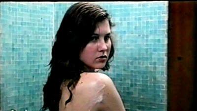 Lara Wendel while taking a bath