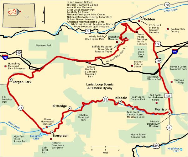Lariat Loop Scenic & Historic Byway Lariat Loop Scenic and Historic Byway Map America39s Byways