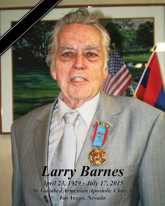 Larry Barnes Las Vegas Church Benefactor Larry Barnes Passes Away Asbarezcom