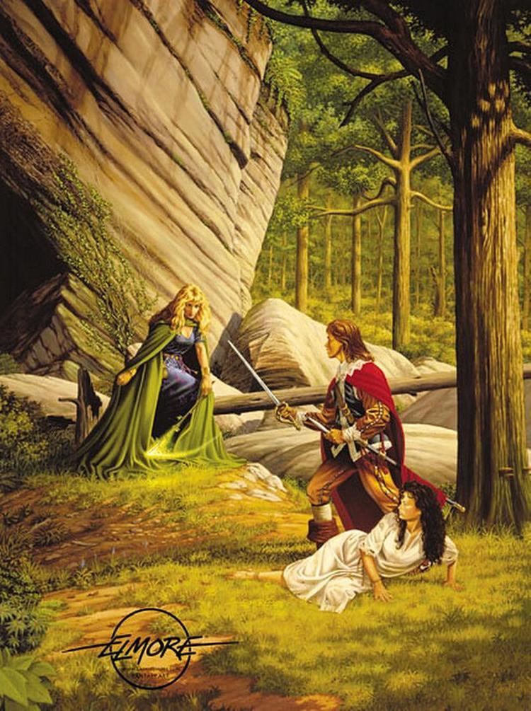 Larry Elmore green witch by Larry Elmore Featured Artist on the Fantasy Gallery