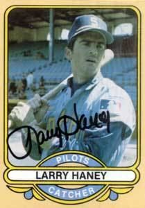Larry Haney wwwbaseballalmanaccomplayerspicslarryhaney