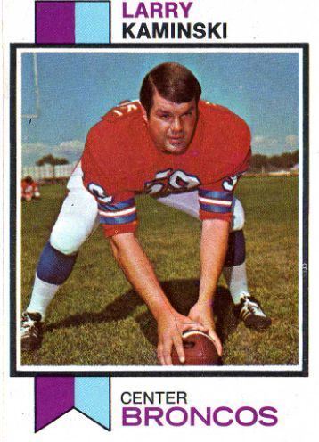 Larry Kaminski DENVER BRONCOS Larry Kaminski 503 RC TOPPS 1973 NFL American