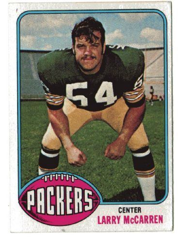 Larry McCarren GREEN BAY PACKERS Larry McCarren 428 Topps 1976 NFL