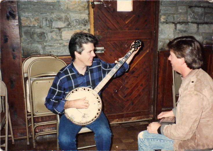 Larry McNeely Larry McNeely playing my Salstrom Concertone banjo randal