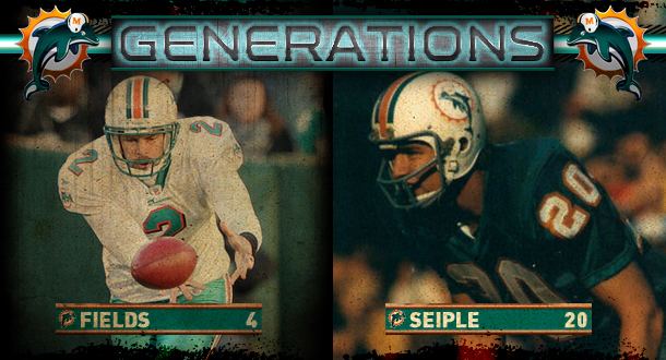 Larry Seiple Dolphins Generations Brandon Fields And Larry Seiple