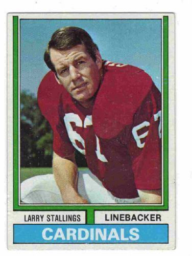 Larry Stallings ST LOUIS CARDINALS Larry Stallings 112 TOPPS 1974 NFL American