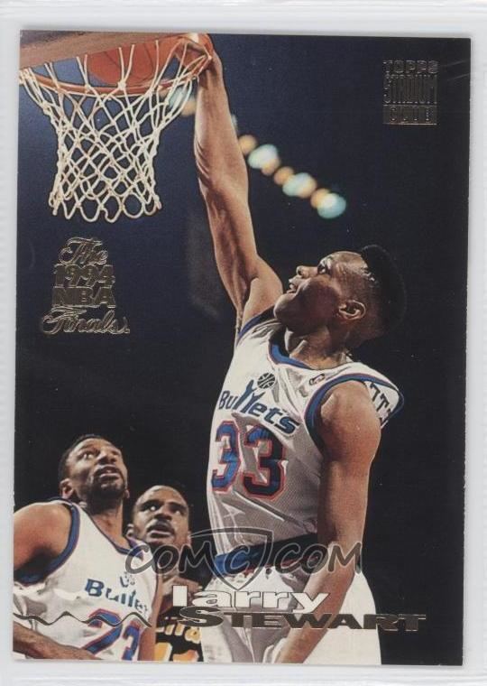 Larry Stewart (basketball) 199394 Topps Stadium Club Base NBA Finals Winner Prize 14