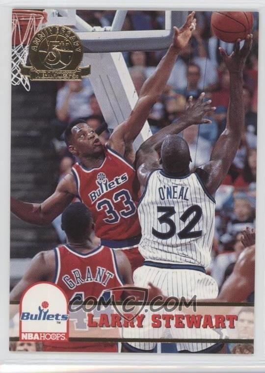 Larry Stewart (basketball) 199394 NBA Hoops Base 5th Anniversary 229 Larry Stewart