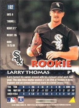 Larry Thomas (baseball) Larry Thomas Gallery The Trading Card Database
