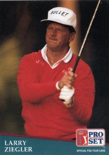 Larry Ziegler LARRY ZIEGLER 232 Proset 1991 SENIOR PGA Tour Golf Trading Card