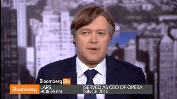 Lars Boilesen See the interview with Operas Lars Boilesen from Bloomberg TV