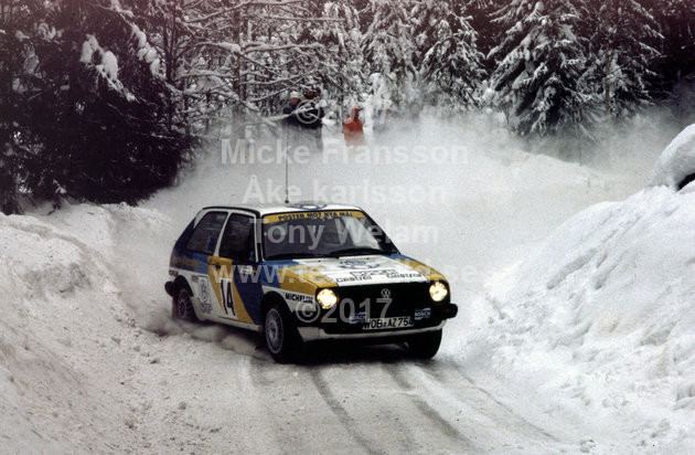 Lars-Erik Torph Arkiv Rally 1985 Teambild Sweden