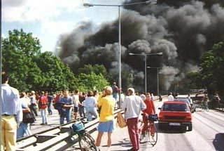 Lars Rådeström JAS kraschen i Stockholm 8 augusti 1993 klockan 1409 Billiga
