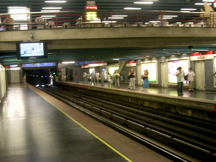 Las Rejas metro station
