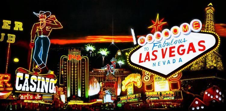 Las Vegas Nights Las Vegas Nights Scenic Stage Backdrop Rental TheatreWorld