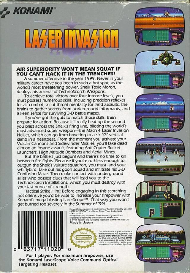 Laser Invasion Laser Invasion Box Shot for NES GameFAQs