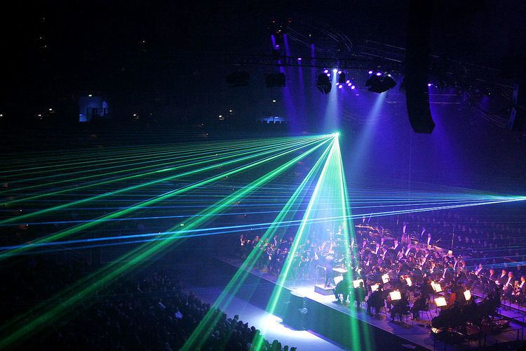 Laser lighting display