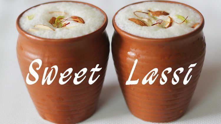 Lassi Punjabi Sweet Lassi Sweet Yogurt Drink Refreshing Summer Cooler