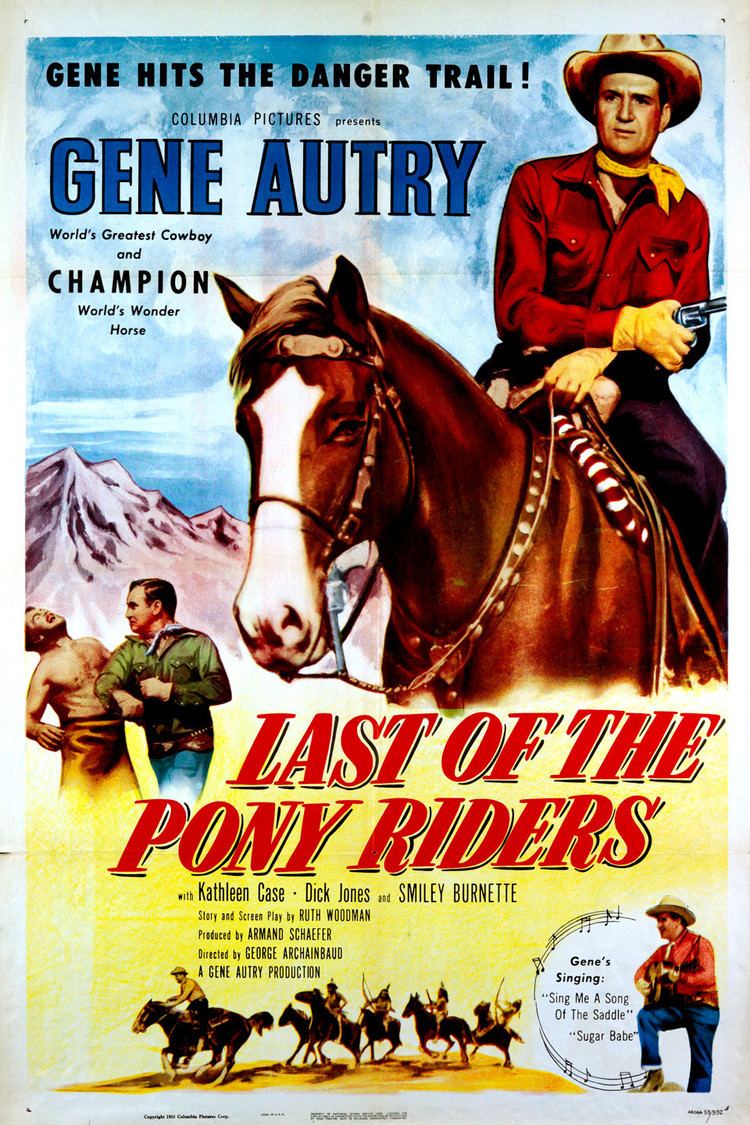 Last of the Pony Riders wwwgstaticcomtvthumbmovieposters45936p45936