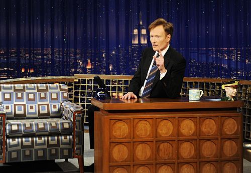Late Night with Conan O'Brien Late Night with Conan O39Brien Photos and Pictures TVGuidecom